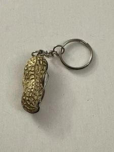 Rich Tasty signiertes Messing Mini Erdnuss Taschenmesser Schlüsselanhänger C43 - Bild 1 von 6
