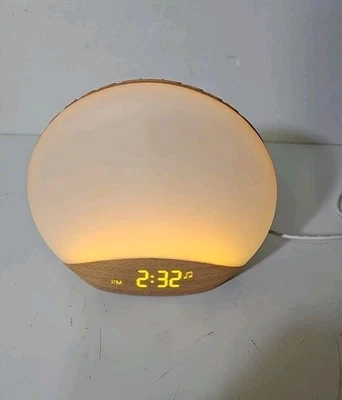 Wake Up Light Alarm Clock Sunrise Simulation With 26 Sounds, Multiple Colors - Image 1 of 4
