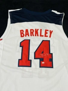 Charles Barkley Signed TEAM USA Pro Style Basketball Jersey - Picture 1 of 8