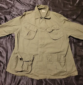 Atlanco Olive BDU Army Coat Tagged Size Large Regular INV.#GN-8 - Picture 1 of 7