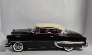 Franklin Mint, 1954 Chevy Bel Air Coupe, Black, LIMITED EDITION, 1:24 Scale - Picture 1 of 22