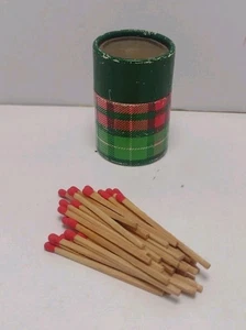 Vintage HALLMARK CHRISTMAS Stocking Design Matches Container Rare Find - Picture 1 of 3