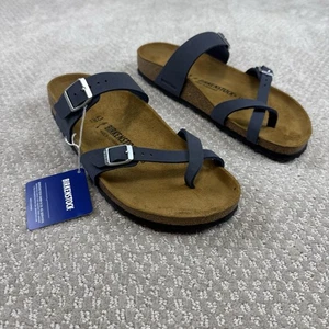 NEU Birkenstock Mayari schmale Passform Leder blau US Herren 10 Damen 12 - EUR 43 - Bild 1 von 6