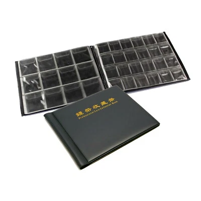 2X Coin Holder Album Storage Collection Collecting Stock Pocket Book 180 Pockets - image 1 of 4