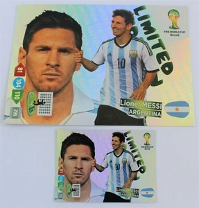 Panini Adrenalyn XL WM 2014 - Set Messi Karte limited Edition XXL + Standard - Picture 1 of 1