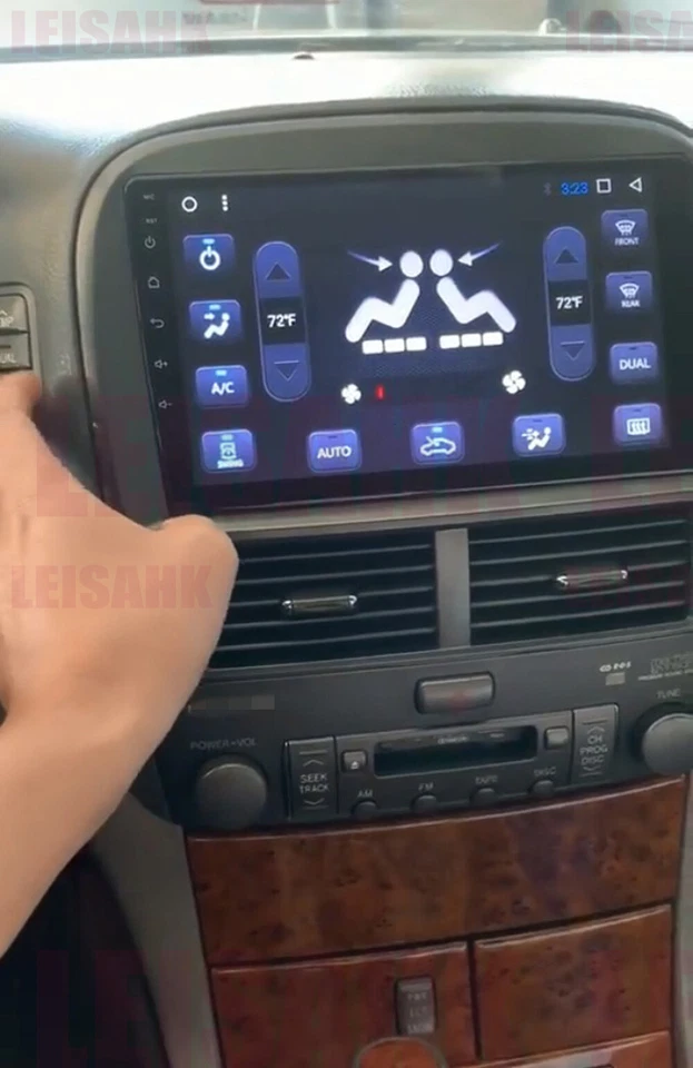 Unidad principal GPS estéreo radio coche Lexus LS430 2001-2006 CarPlay Android 13 Wifi Foto 1 de 4