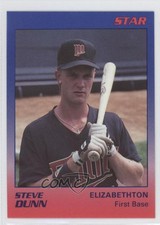 1989 Star Elizabethton Twins Steve Dunn #7
