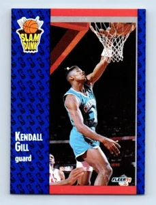 1991-92 Fleer Kendall Gill Charlotte Hornets #232 - Picture 1 of 2