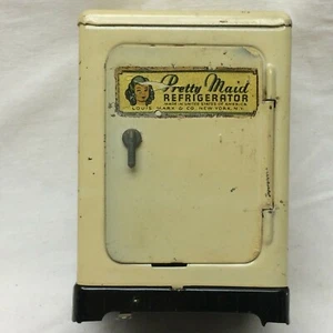 Vintage Louis Marx & Co. Pretty Maid Kühlschrank Spielzeug Made in USA - Bild 1 von 11