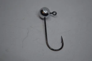 1/32 #4 BALL JIG HEAD NO COLLAR 32570 BN J HOOK MUSTAD HOOKS 100 CNT 20% HVYIER - Picture 1 of 1