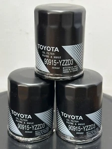 3 Genuine Toyota Oil Filter 90915-YZZD3 Tacoma Tundra 4Runner 2JZ GTE SUPRA 1JZ - Picture 1 of 4