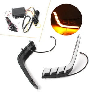 LED Daytime Running Lights DRL lamp w/Turn Signals For Suzuki Swift 2014-2016 15 - Picture 1 of 11
