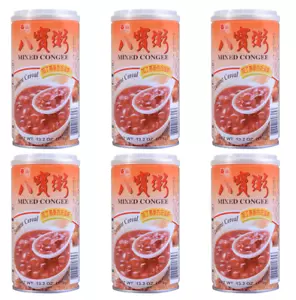 【6 PACK】Taisun Ready to eat Porridge Dessert Mixed Congee13.2oz*6 泰山牌八宝粥 6罐。 - Picture 1 of 5