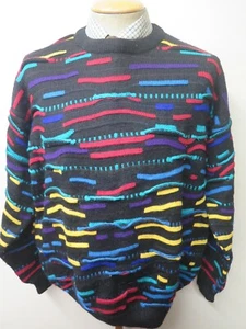 Vintage Genuine Original Coogi 3D Crew Neck Sweater Jumper M 38-40" Euro 48-50 - Picture 1 of 9