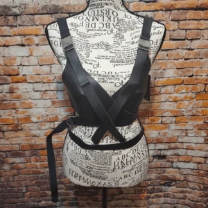 Dolls Kill Darker Wav Goth Emo Rave Strappy Crop Top S - Picture 1 of 3