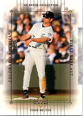 2003 UD Patch Collection #38 Todd Helton - Image 1 of 2