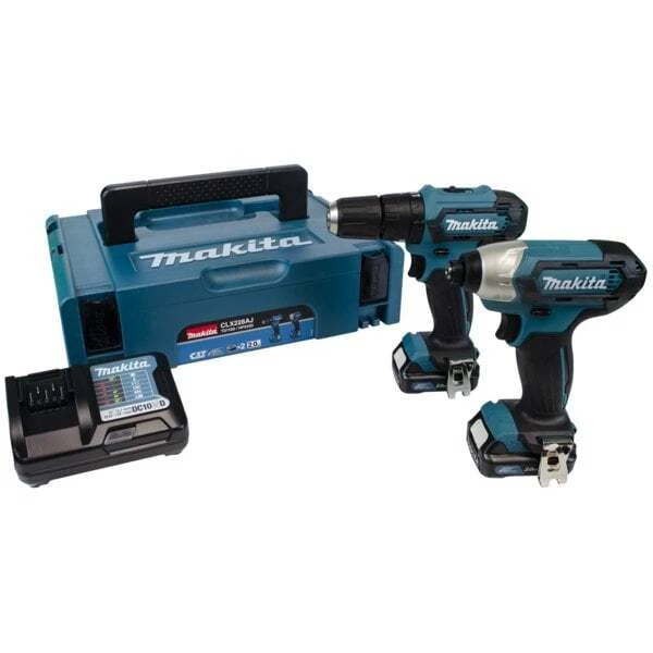 Makita CLX228AJ 10.8v 2 Piece Kit HP333D Combi Drill & TD110D Impact Driver - Image 1 of 1