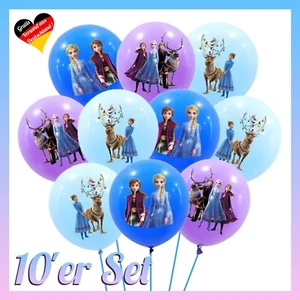FROZEN BALLON SET ⭐ 10x Die Eiskönigin Luftballons Anna Elsa Party Ballons Deko - Bild 1 von 9
