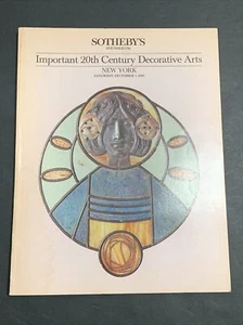 Auction Catalogue: Sotheby’s Important 20th Century Decorative Arts Dec 7, 1985 - Picture 1 of 12