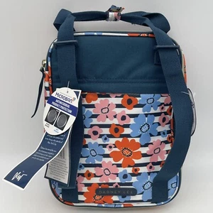 Dabney Lee by Arctic Zone Expandable Lunch Bag - Orange Minty Floral - Picture 1 of 10