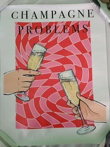 Champagne Problems Art Canvas Poster - Picture 1 of 3