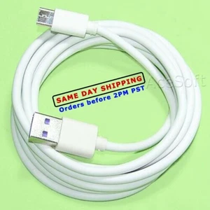 Cable de sincronización de datos USB 3.1 a USB 3.0 de alta velocidad de 6 pies tipo C compatible con Verizon Google Pixel - Imagen 1 de 1