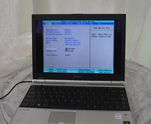 SONY VGN-SZ645P PCG-6V1L laptop INTEL CORE2 DUO T7500 2.2GHz 2GB 160GB SEE NOTES - Picture 1 of 10
