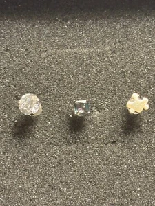 Einzelner Sud Ohrring Set Sterlingsilber Mystic Topas Sterling Puzzleteil Zarcon - Bild 1 von 2