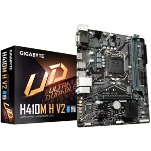 Motherboard Gigabyte H410M H V2, Socket 1200, DDR4, 64 GB, 1 x M.2, 4 x SATA - Picture 1 of 5