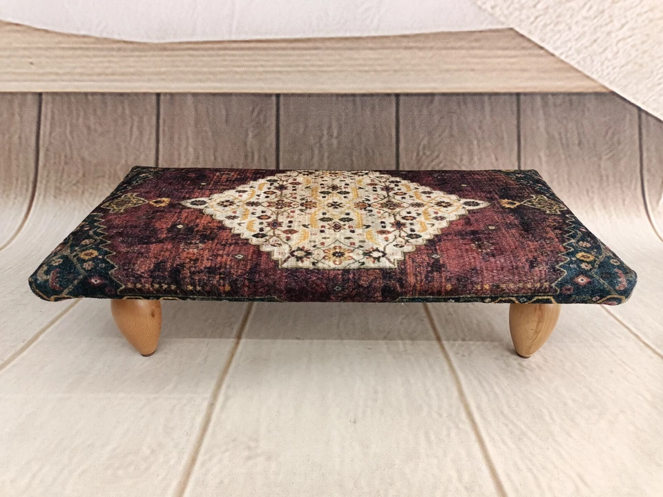 Recliner stool Ottoman for chairs Pantry stool Bed step stool Bedroom furniture - Image 1 of 4