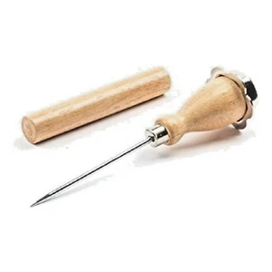 Ice Pick With Wooden Handle And Cover 4 Inch Steel Pick Break Ice Fox Run 5639 - Picture 1 of 3