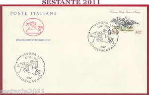 ITALIA FDC CAVALLINO 93 ^ FIERACAVALLI FIERA CAVALLI VERONA 1991 U660 - Imagen 1 de 1