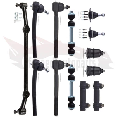 13 rótulas delanteras con extremos de varilla de amarre para Chevrolet Caprice Impala 1977-1996 Foto 1 de 4