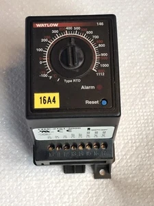 WATLOW 146E-2101-3000 RTD Temperature Controller -100 to 1112F 600C 30D Warranty - Picture 1 of 5