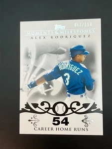 2008 Topps Moments & Milestones - Alex Rodriguez /150 Career Home Runs 54 #1 - Picture 1 of 2