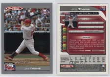 2004 Topps Total Silver Jim Thome #750 HOF
