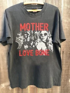 Rare Mother Love Bone band 90s Charcoal Graphic T shirt gift tee - Picture 1 of 3
