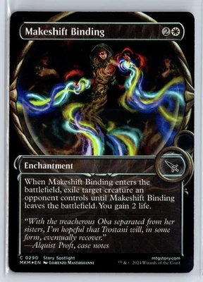 FOIL Makeshift Binding 290 Murders at Karlov Manor – MTG Magic the Gatherin - Image 1 of 4