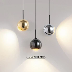 LED Stretch Hanging Light Flexible Lifting Pendant Lamp Dimmable 8W Chandelier - Picture 1 of 24