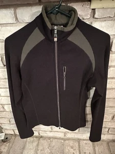 Chaqueta 66 North Iceland Hombre con Cremallera Mediana Negra Gris Polar Cremallera Completa - Imagen 1 de 4