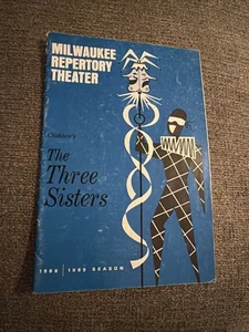 Anton Chekhov Three Sisters Milwaukee Repertory Theatre Program 1968 | 1969 Seas - Picture 1 of 5