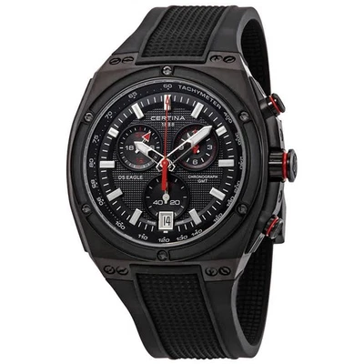 Reloj para hombre Certina C023.739.17.051.00 DS Eagle cronógrafo GMT esfera negra 46 mm Foto 1 de 4
