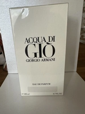 ACQUA DI GIO HOMME Giorgio Armani 200ml EDP Eau de Parfum Spray refillable Folie