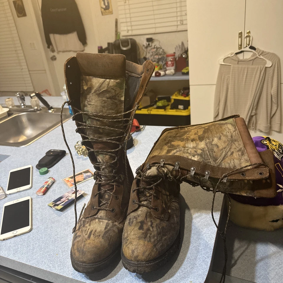 Botas de caza Rocky impermeables serpiente campo bajo roble musgo 11,5 EW Foto 1 de 4