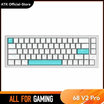 ATK 68 V2 Pro Gaming Keyboard – Hall Effect 8KHz  CNC 67Key RGB Wired RT 0.01mm - Image 1 of 4