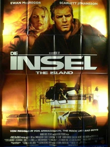 Die Insel - Scarlett Johansson - Ewan McGregor - Videoposter 120x80cm gefaltet - Picture 1 of 1