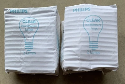 4 Pack!!! Philips 116A21/TS Traffic Signal Light Bulb 116W 120V 8000hrs Clear - Image 1 of 4