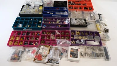 Model Railway H0 Bundle Spare Parts Wheels Attachments Brass Parts Used  - Image 1 of 4