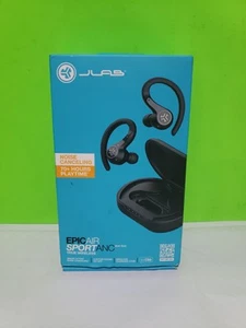 JLab Epic Air Sport ANC Noise Canceling True Wireless Earbuds 2nd Gen Open Box - Picture 1 of 11