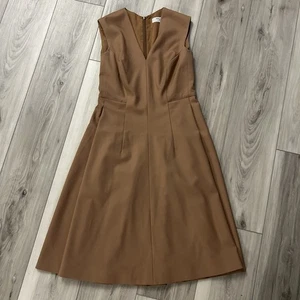MM Lafleur Damen Fit & Flare Kleid camelbraun Gr. 0 Taschen gefüttert Karriere - Bild 1 von 11
